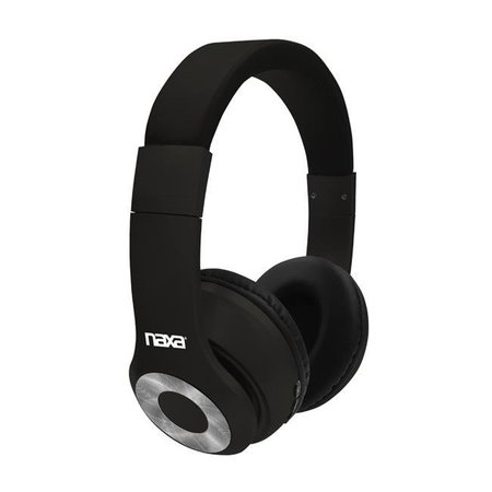 NAXA ELECTRONICS Naxa NE-965 BLACK Bluetooth Headphones; Black NE-965 BLACK